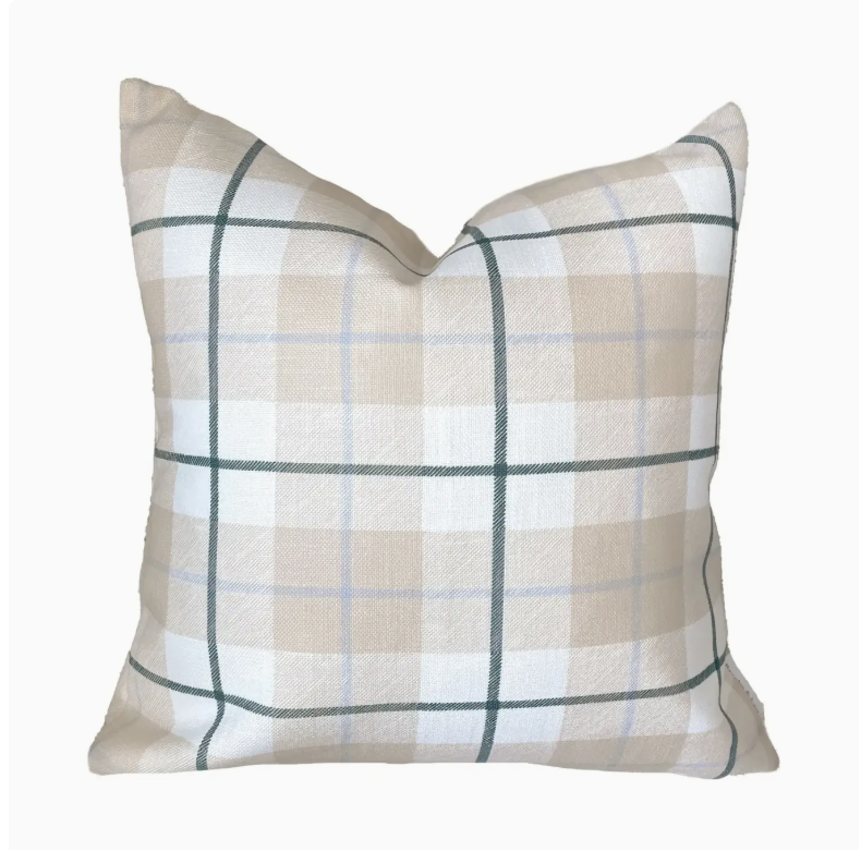 Dropping Soon...The New England Plaid Pillow