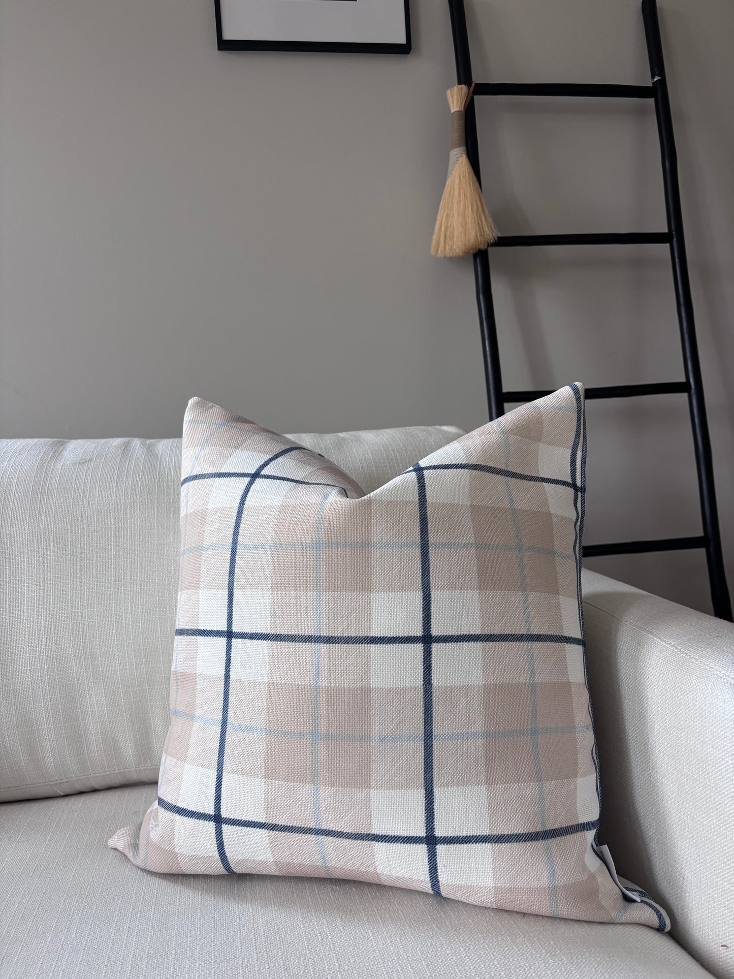 The New England Plaid Pillow