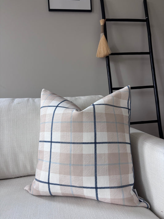 The New England Plaid Pillow