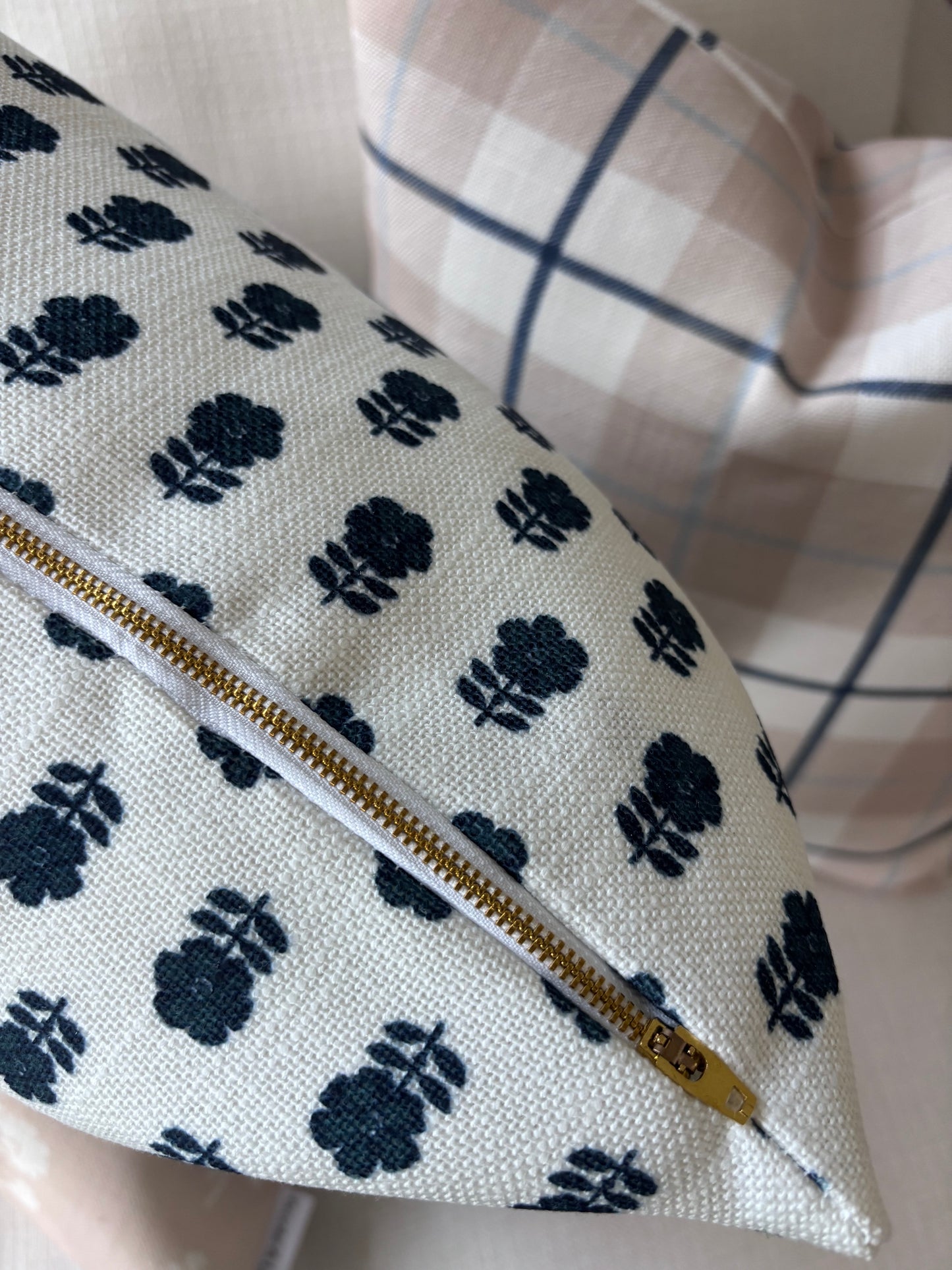 The New England Block Print Pillow